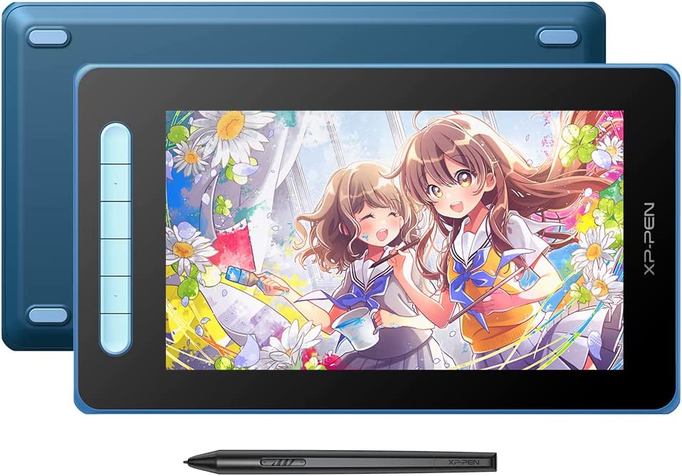 XPPen 液タブ 10インチ Androidスマホ使用可能 X3チップ搭載ペン IPS フルラミネーション 液晶ペンタブレット 4色選択可 初心者 イラスト 写真加工 ソフトウェア特典付 Android Windows MacOS対応 Artist 10セカンド (ブルー)