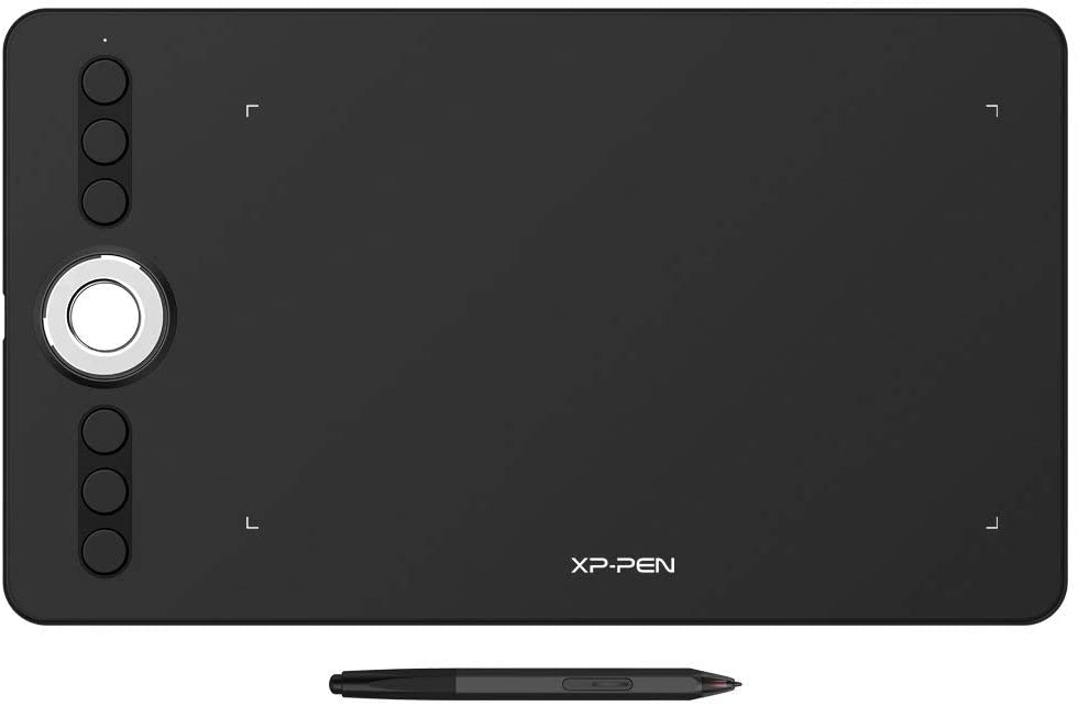 XPPen ペンタブ 板タブ Decoシリーズ 10インチ エクスプレスキー6個 消しゴム機能搭載 テレワーク Deco 02